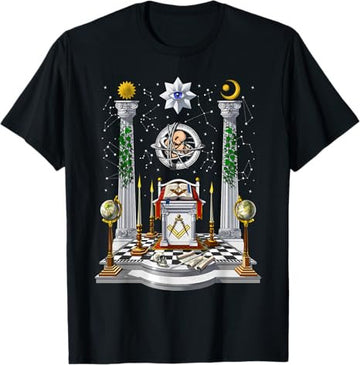 Masonic Lodge Freemason Masonic Compass Freemasonry T-Shirt