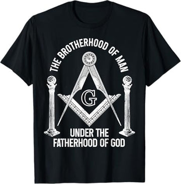 Mason Freemason Masonic Symbol Square & Compass T-Shirt