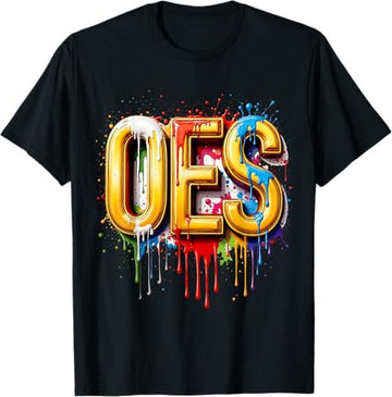 OES WaterColor Dripping water paint Order the Eastern Star T-Shirt