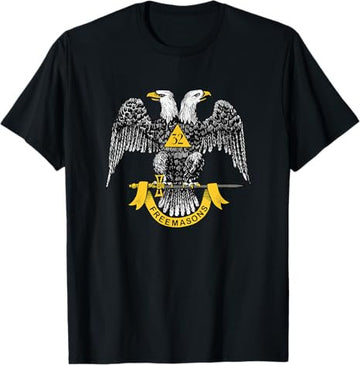 Scottish Rite 32nd Degree Eagle - Freemason Men's Gift T-Shirt