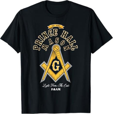 Prince Hall Mason Light From The East F&AM Father's Day T-Shirt
