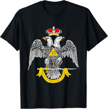 33rd Degree Mason T Shirt Masonic Tee Scottish Rite Down T-Shirt