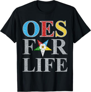 OES For Life Order of the Eastern Star Women's Equality Day T-Shirt