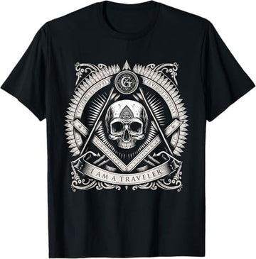 Masonic Skull - Freemason T-Shirt