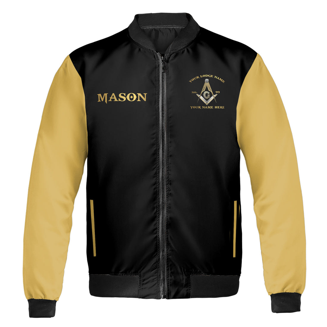 Customized Masonic Freemason Look At The East 2B1 ASK1 Bomber Jacket S-5XL - FUKAMASONIC