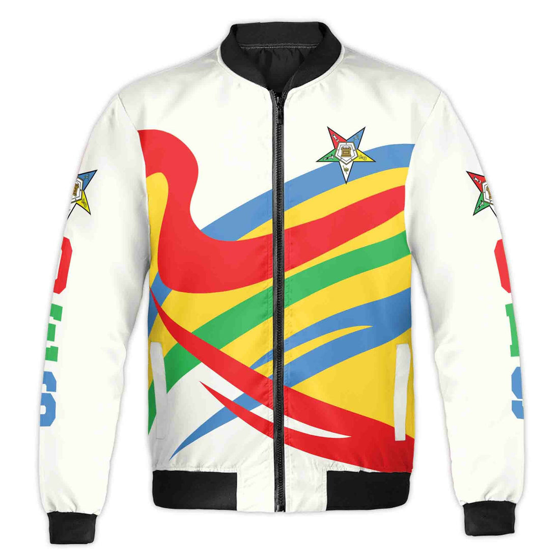 Personalized Chapter Name OES Order of The Eastern Star Bomber Jacket S-5XL - FUKAMASONIC