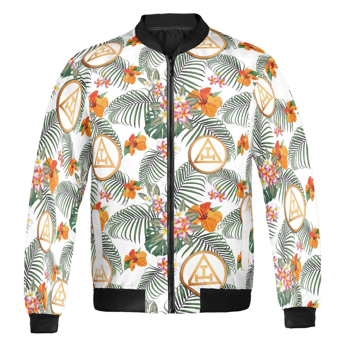 Customized Royal Arch Masonry Palm Leaf Bomber Jacket S-5XL - FUKAMASONIC
