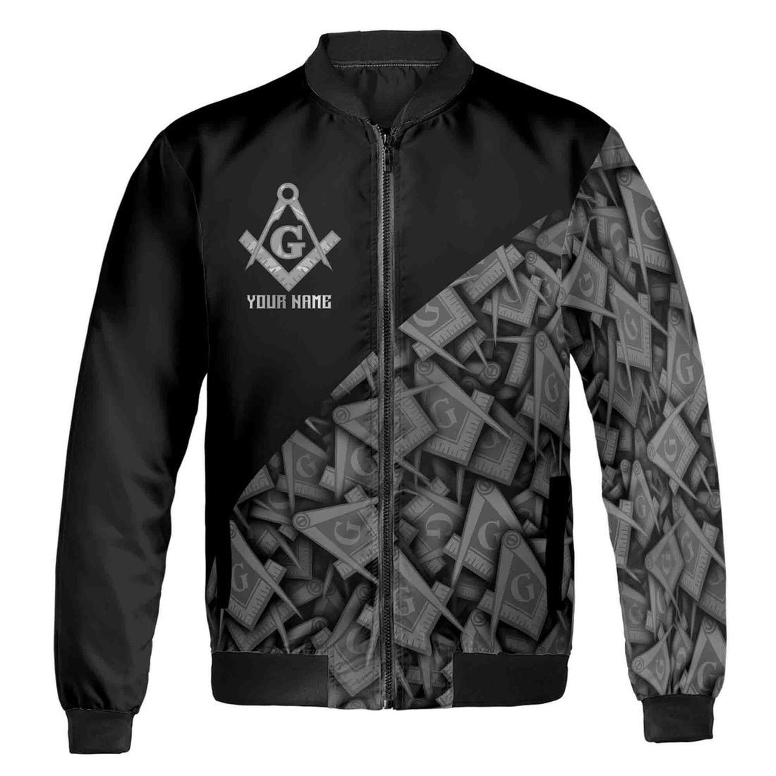 Customized Masonry Master Mason Multi-color Bomber Jacket S-5XL - FUKAMASONIC