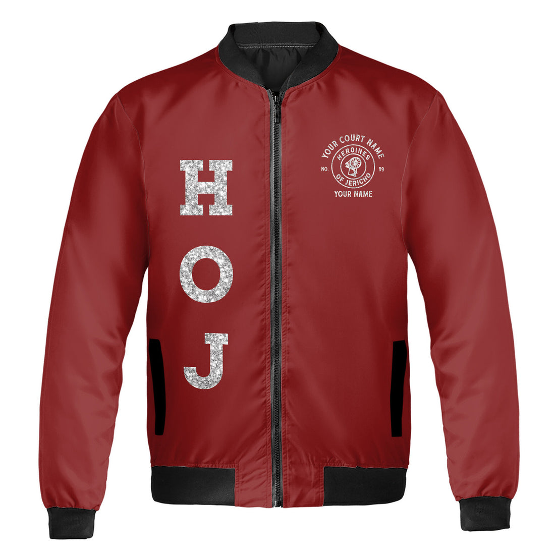 Custom Name Heroines of Jericho HOJ Bomber Jacket S-5XL - FUKAMASONIC