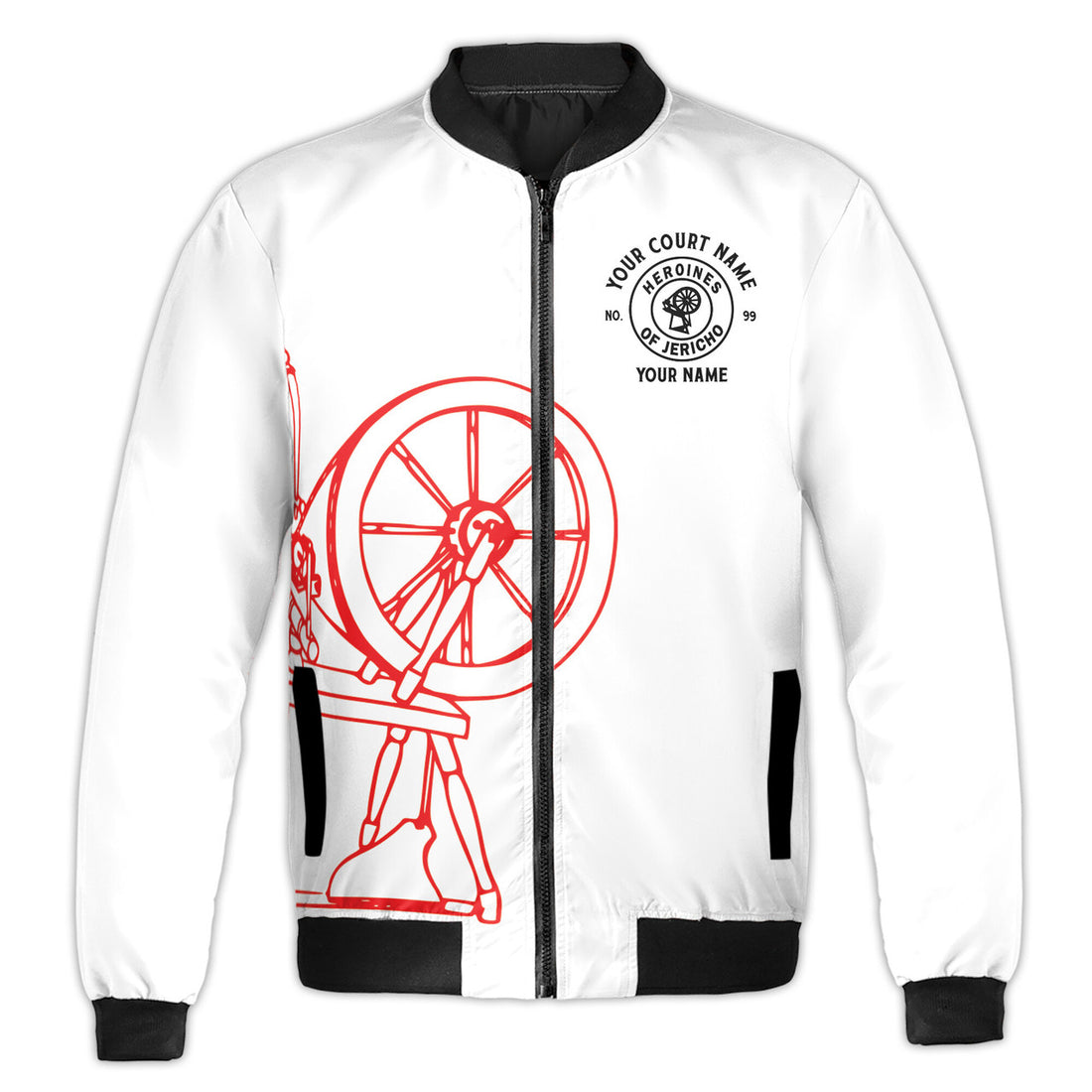 Customized Heroines of Jericho Proud To Be A Part Of HOJ Bomber Jacket S-5XL - FUKAMASONIC