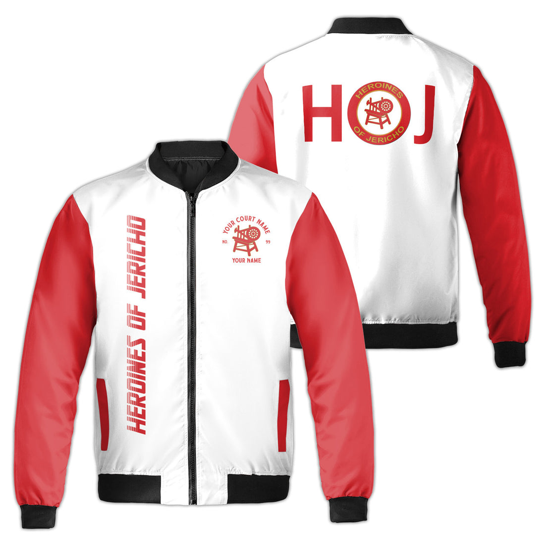 Customized Name Heroines of Jericho Bomber Jacket S-5XL - FUKAMASONIC
