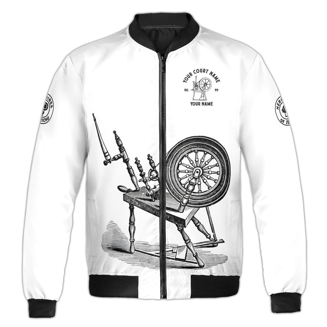 Personalized Retro HOJ Sistar Heroine Of Jericho Bomber Jacket S-5XL - FUKAMASONIC