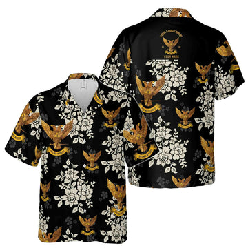Customized Scottish Rite 32 Tropical Floral Hawaiian Shirt S-5XL - FUKAMASONIC
