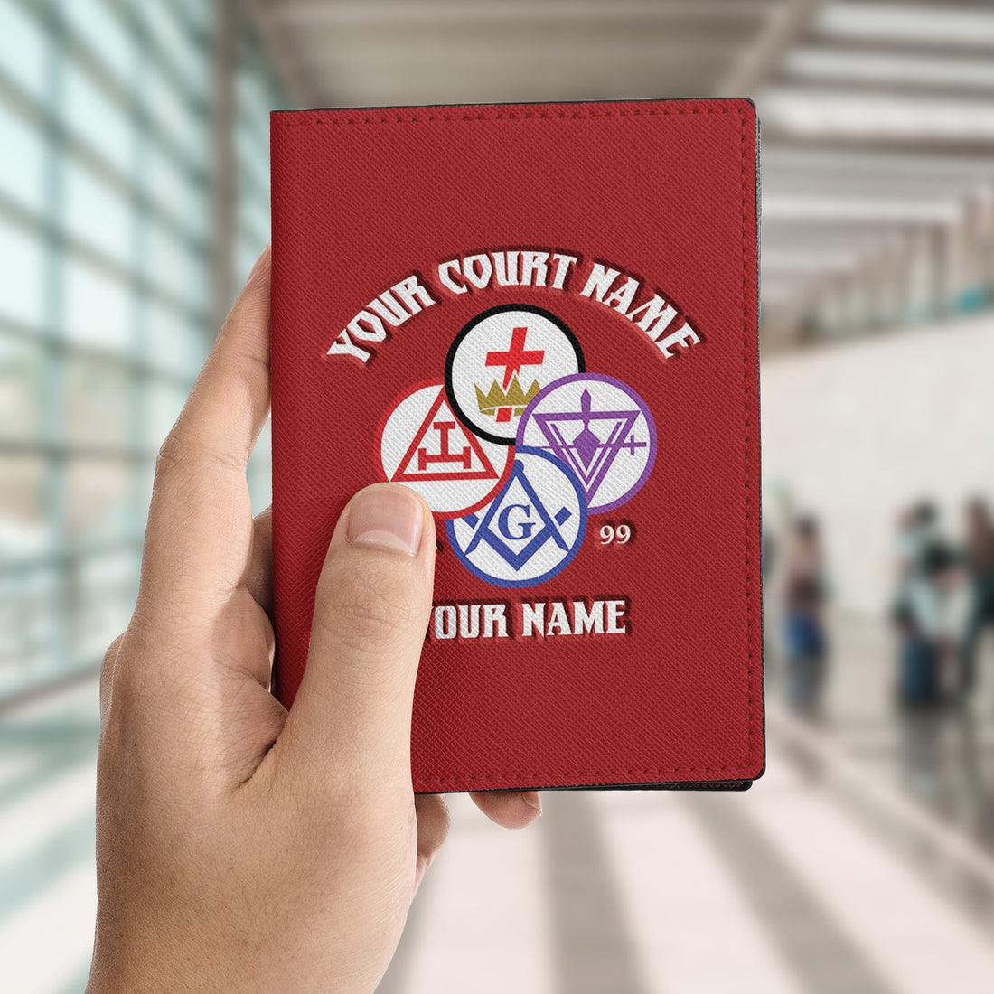 York Rite Mason Freemasonry Passport Holder