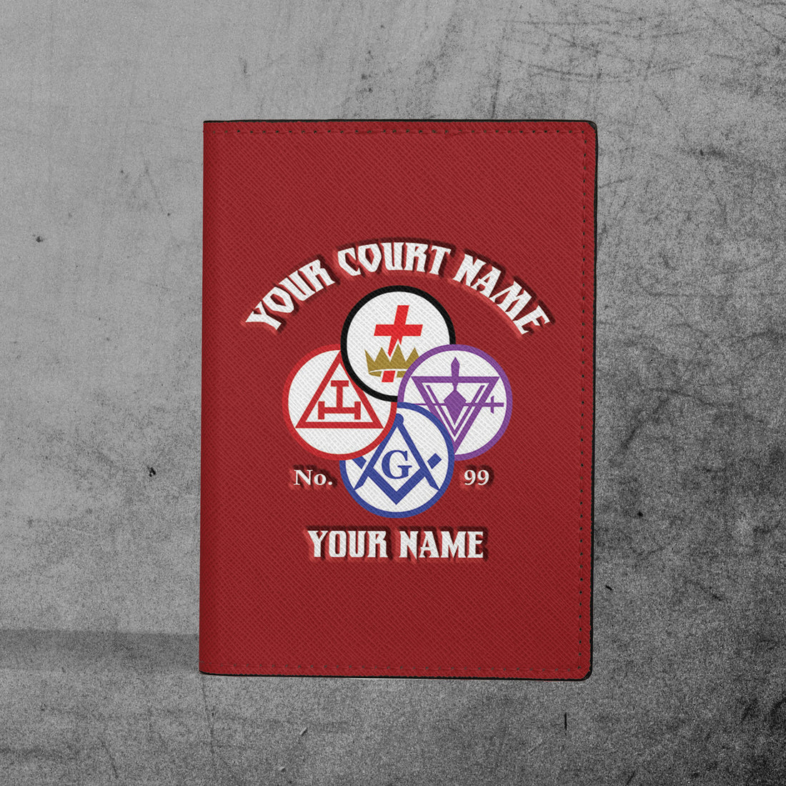 York Rite Mason Freemasonry Passport Holder