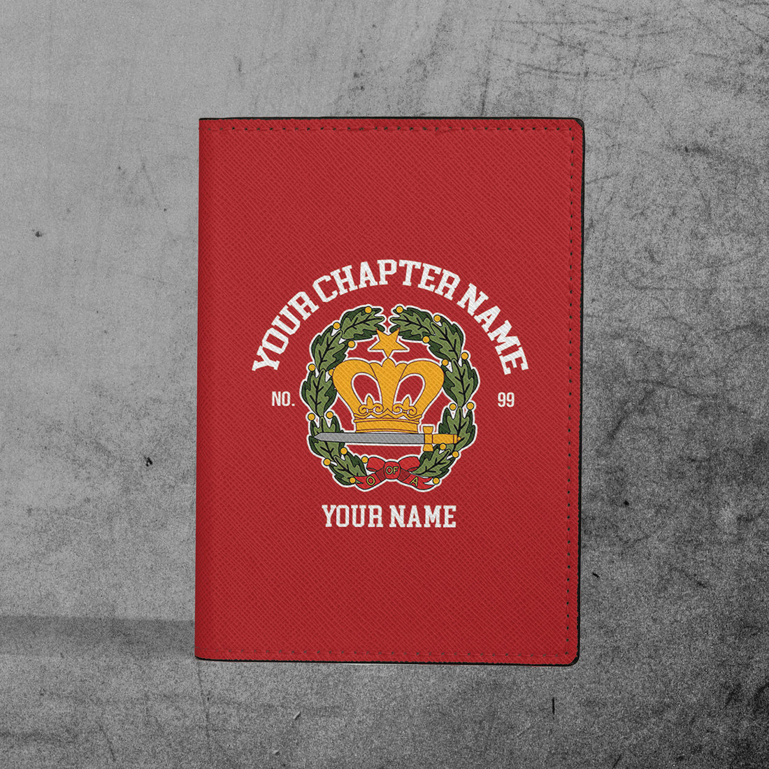 Order Of The Amaranth Masonic Passport Holder