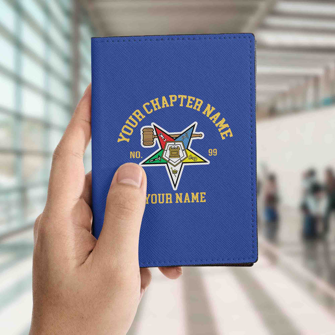 Customized OES Past Matron Order Of The Eastern Star Passport Holder