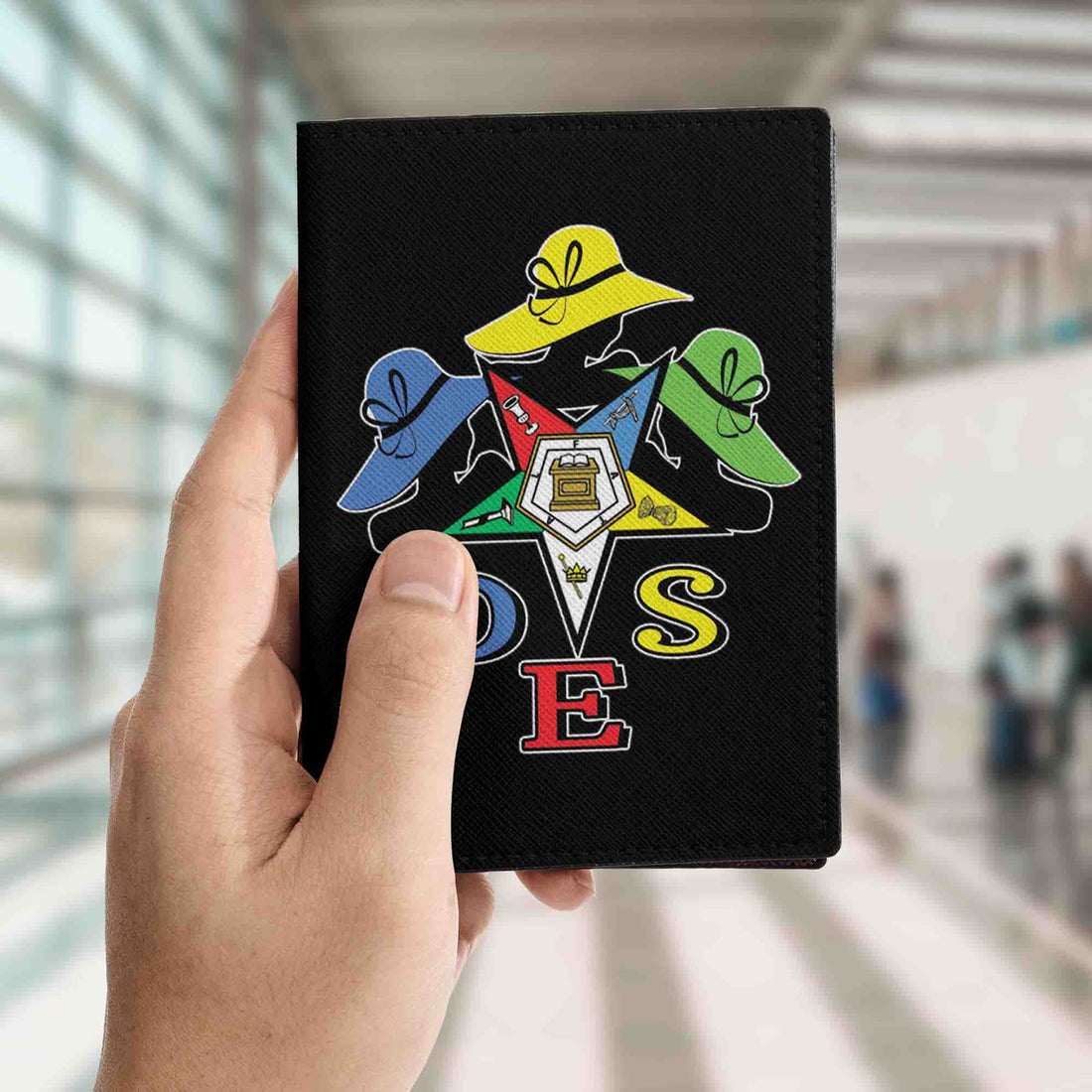 Order Of The Eastern Star OES Sisters Keeper Freemason Passport Holder