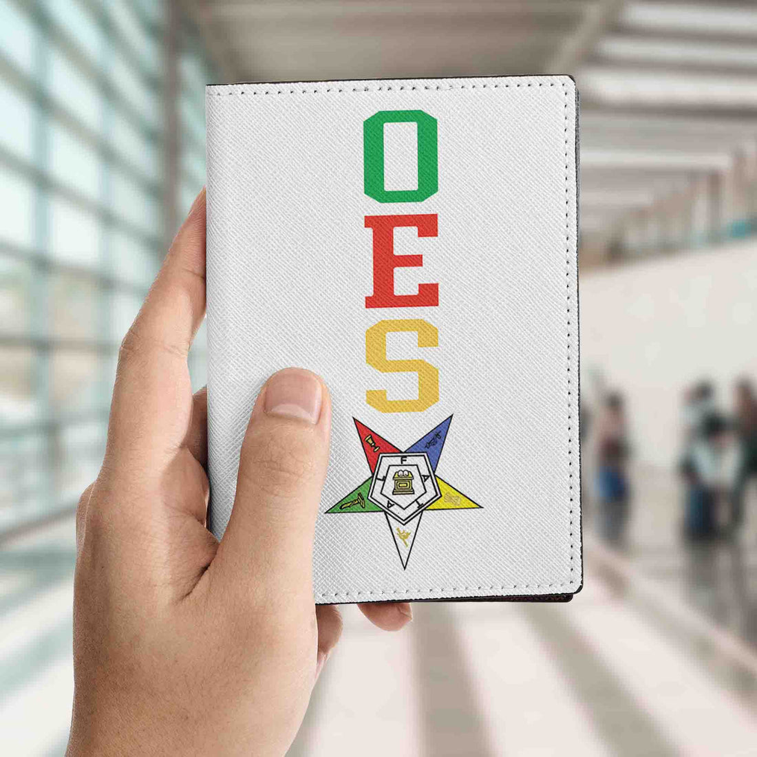 A Lot Change Me Order of the Eastern Star OES Pentagon Down Passport Holder