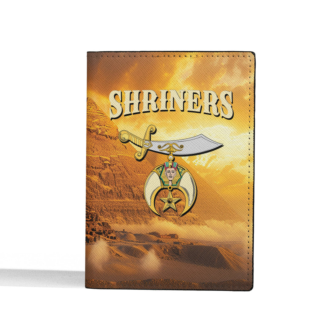 Noble Shriners Mystic Egypt Pyramid Passport Holder