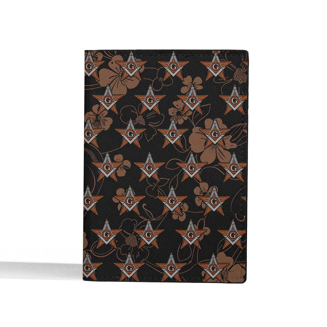 OES Masonic Past Patron Vintage Floral Passport Holder