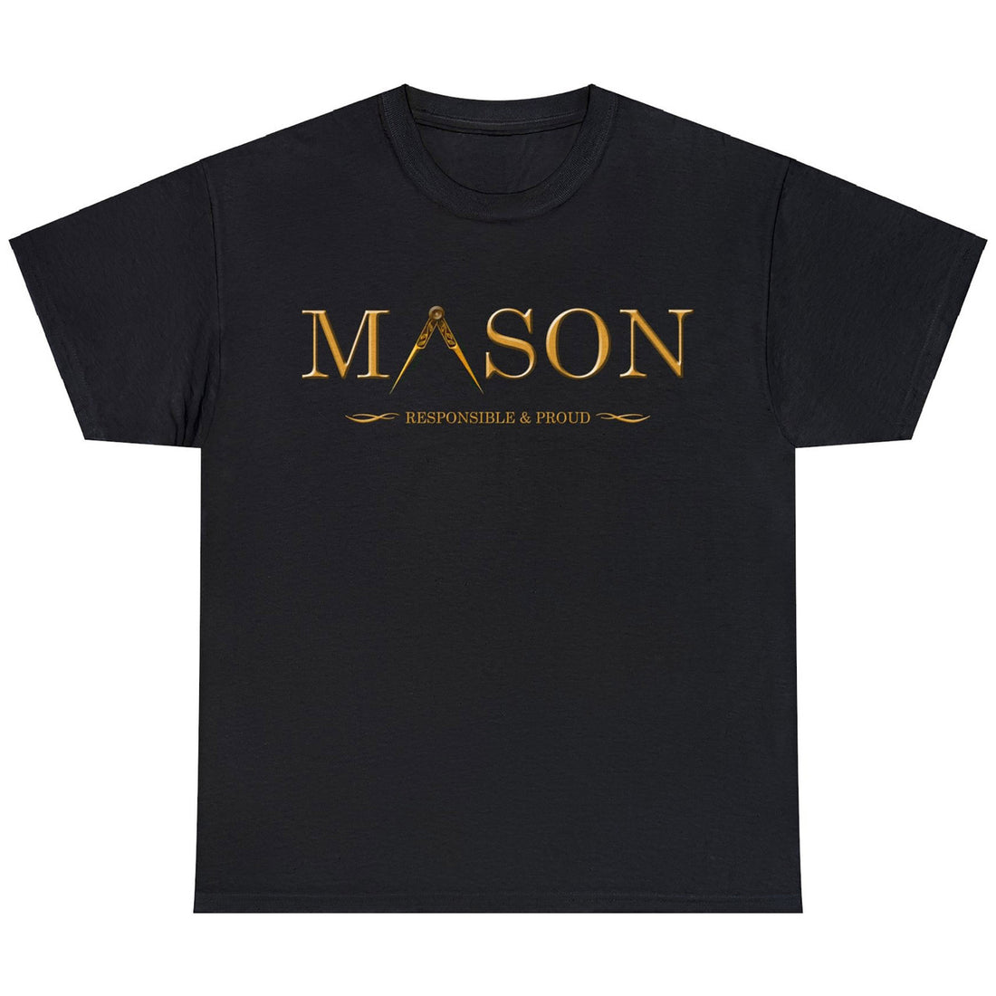 Mason Responsible and Proud Masonic Freemasonary Unisex T-Shirt S-5XL