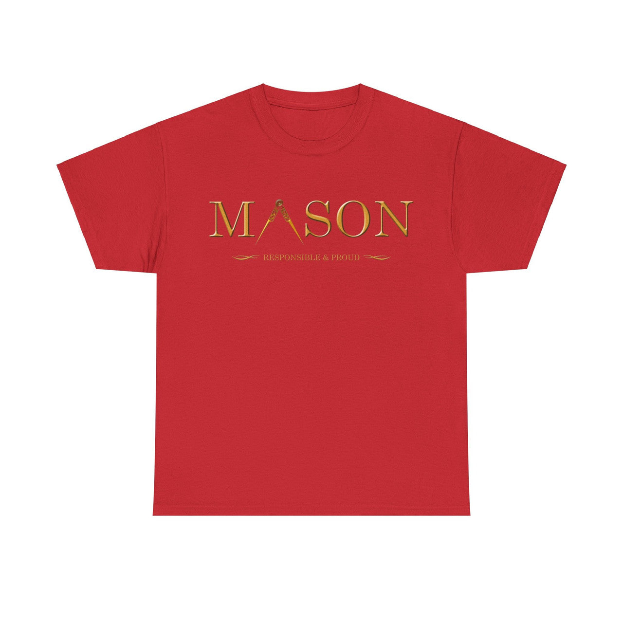 Mason Responsible and Proud Masonic Freemasonary Unisex T-Shirt S-5XL - FUKAMASONIC