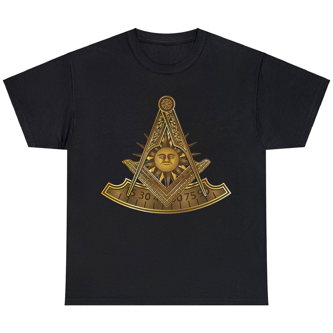 Masonic Past Master Sun Freemason Unisex T-Shirt
