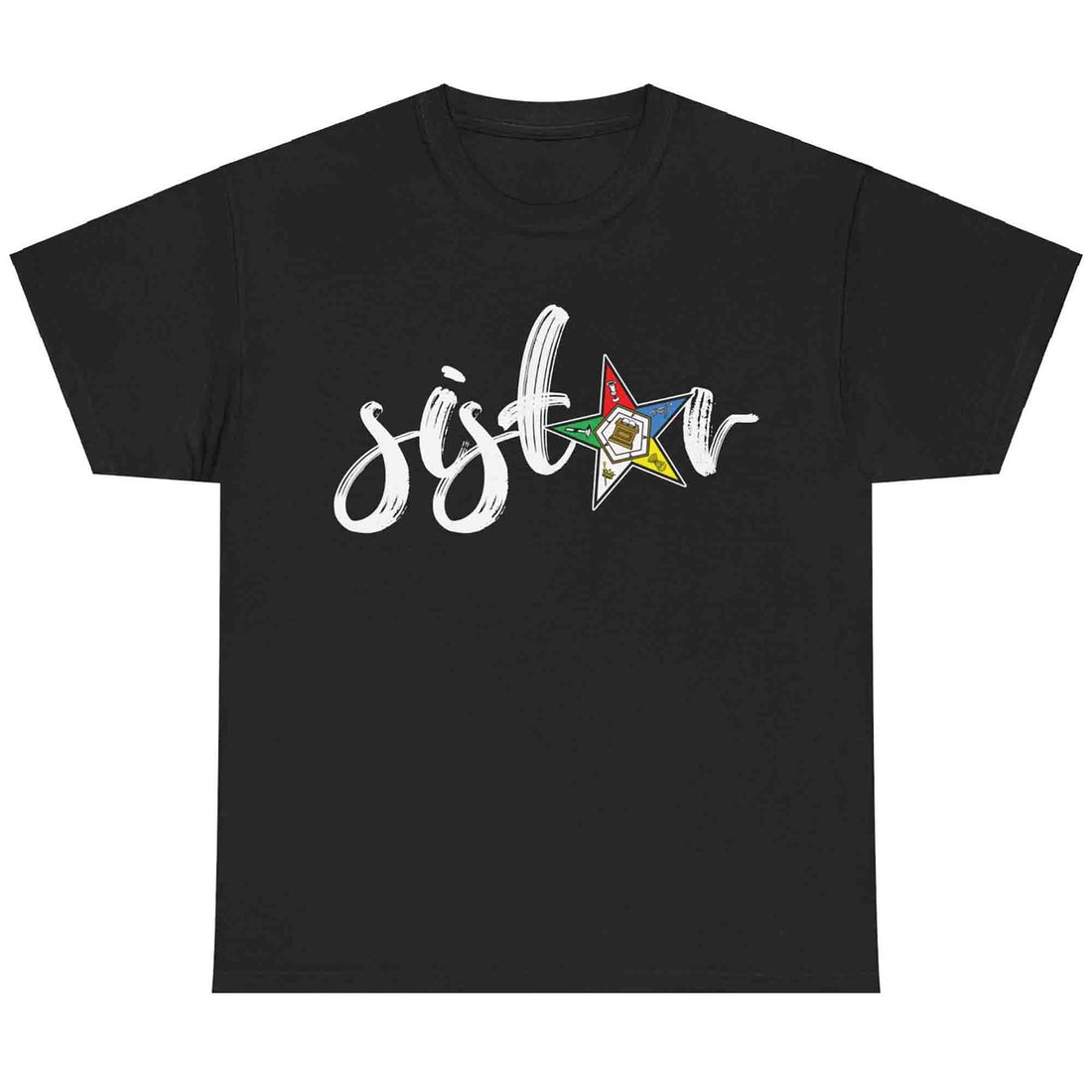 OES Emblem Order of the Eastern Star Sistar T-Shirt