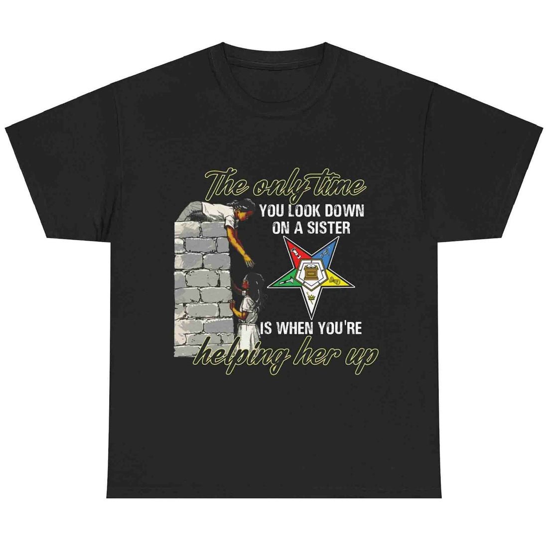 Order Of The Eastern Star OES Ring Diva Sisters of Color T-Shirt