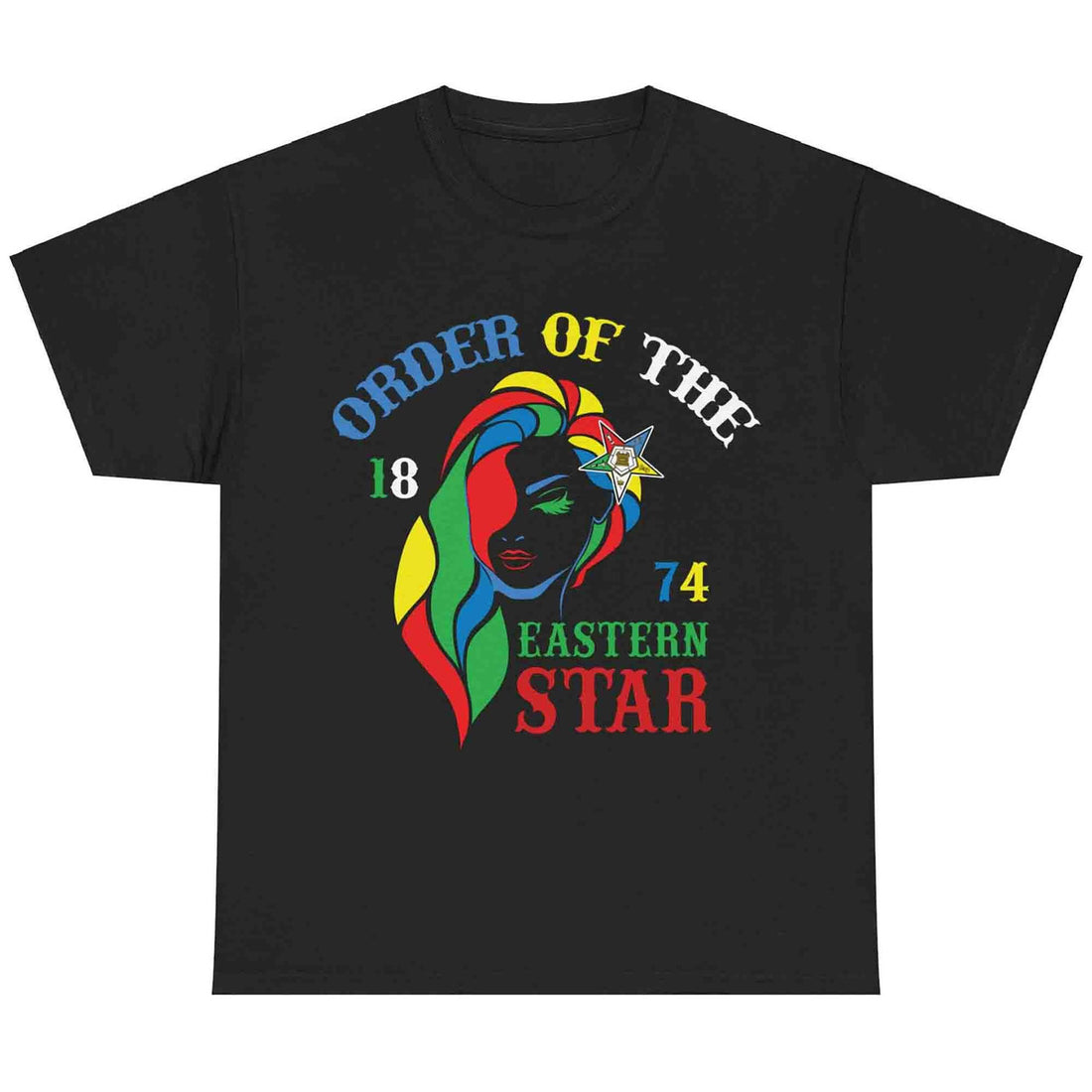 Order Of The Eastern Star OES Ring Diva Sisters of Color 2D T-Shirt