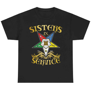 OES Sisters in Service Order of the Eastern Star T-Shirt