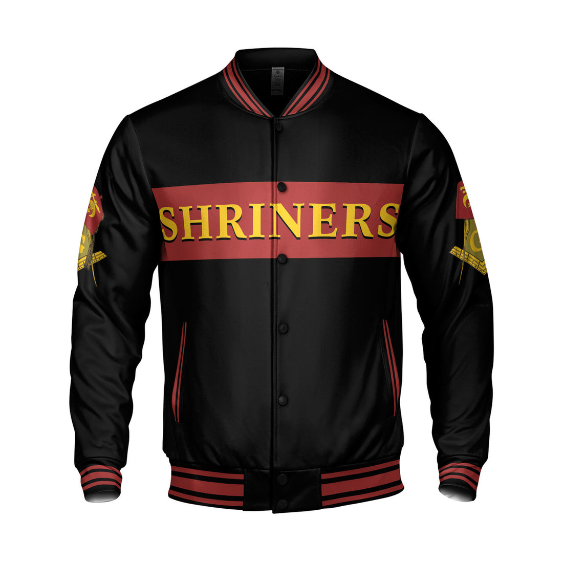 Personalized Shriners With Mason Noble Shriner Varsity Jacket S-5XL - FUKAMASONIC