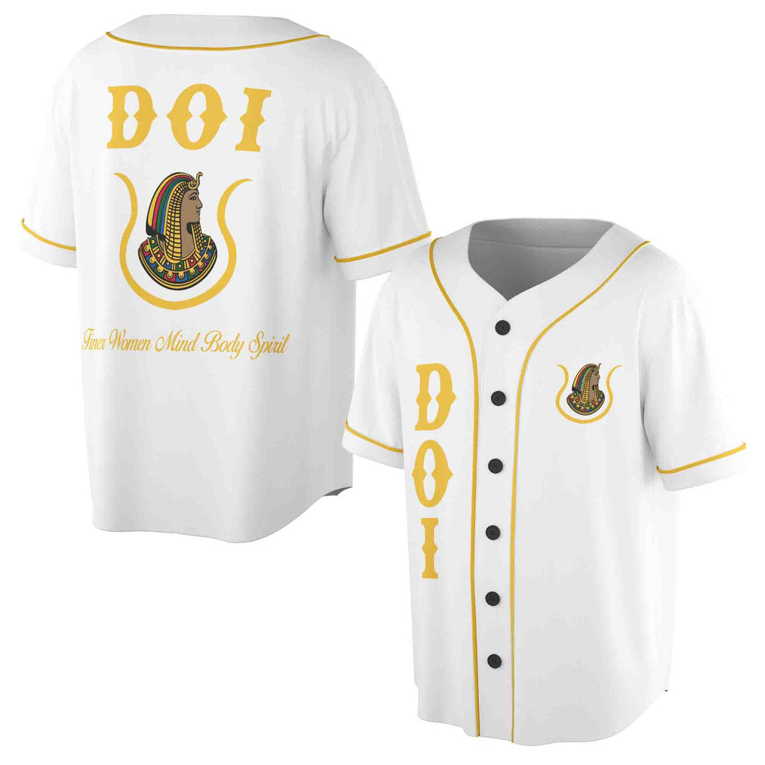 Daughters of Ancient Egyptian Ancient D.O.I Fraternity Masonic Baseball Jersey S-5XL