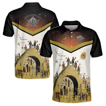 Freemasonry The Structure Of Freemasonry Men's Polo Shirt S-5XL - FUKAMASONIC