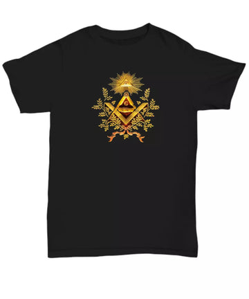Freemason shirt - Old masonic symbols - GODF - Freemasonry lodge all seeing Eye