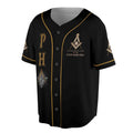 Customize Lodge Name, Name and Number PHA Baseball Shirt 3D Baseball Jersey Size S-5XL - FUKAMASONIC