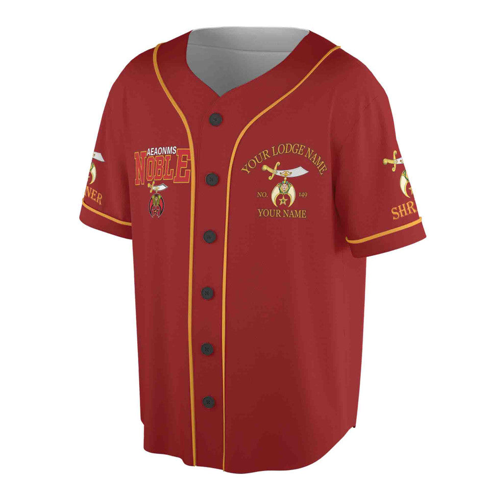 Personalized Customized Proud To Be Shriners 3D Baseball Jersey Size S-5XL - FUKAMASONIC