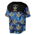 Custom Personalized Freemasonry Master Mason Tropical Palm Tree Baseball Jersey S-5XL - FUKAMASONIC