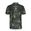 Customize Masonic Master Mason Tropical Palm Leafs Men's Polo Shirt S-5XL - FUKAMASONIC