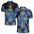 Custom Personalized Freemasonry Master Mason Tropical Palm Tree Men's Polo Shirt S-5XL - FUKAMASONIC
