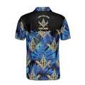 Custom Personalized Freemasonry Master Mason Tropical Palm Tree Men's Polo Shirt S-5XL - FUKAMASONIC