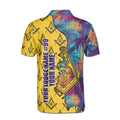 Custom Masonic Freemasonry Hawai Tropical Pattern Men's Polo Shirt S-5XL - FUKAMASONIC