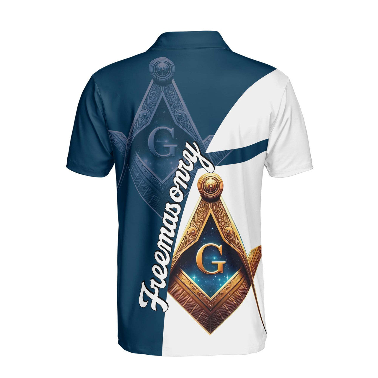 Personalized Freemasonry Master Mason Emblem Men's Polo Shirt S-5XL - FUKAMASONIC
