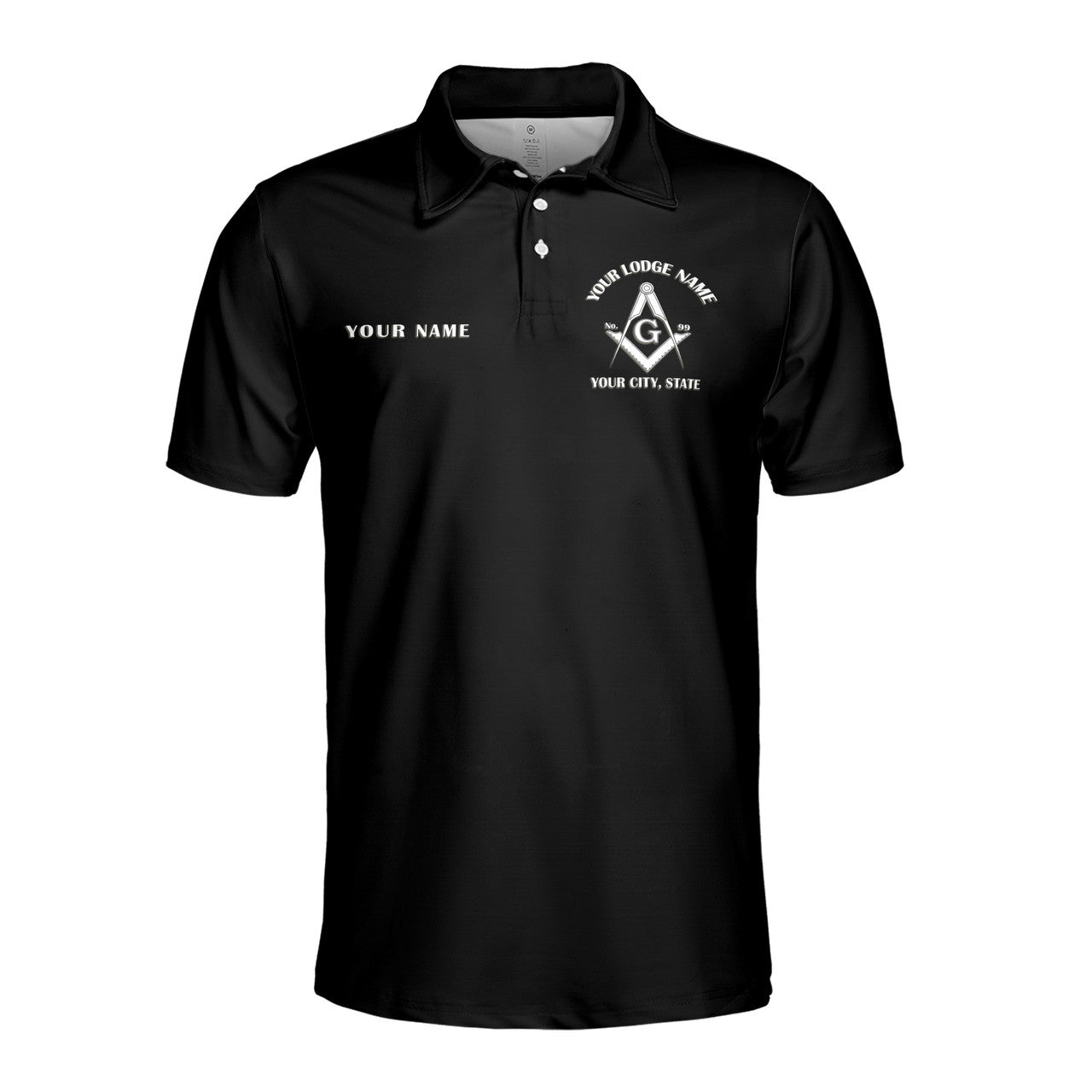 Personalized Master Mason Masonry Men's Polo Shirt S-5XL - FUKAMASONIC