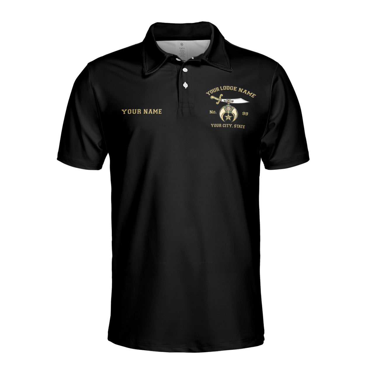 Customized Noble Shriners Proud To be A Shriner Men's Polo Shirt S-5XL - FUKAMASONIC