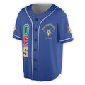 Custom Name Order of the Eastern Star OES Pentagon Down AF&AM Unisex Baseball Jersey S-5XL - FUKAMASONIC