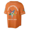 Custom Name Order of the Eastern Star OES Pentagon Down AF&AM Unisex Baseball Jersey S-5XL - FUKAMASONIC