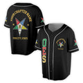 Custom Name Order of the Eastern Star OES Pentagon Up PHA Unisex Baseball Jersey S-5XL