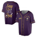 Custom Name Chapter Name OES Sassy and Classy Unisex Baseball Jersey S-5XL - FUKAMASONIC